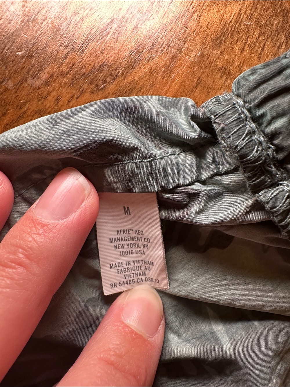 Aerie All Over Palm Print Running Shorts - Picture 6 of 7